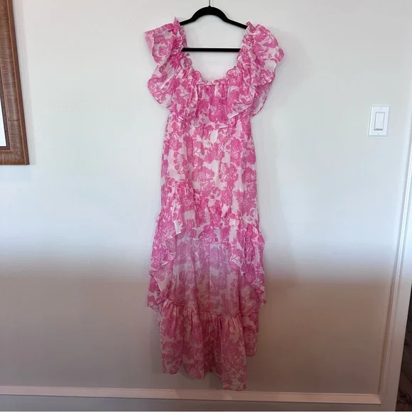 LoveShackFancy low to high dress - Picture 2 of 3